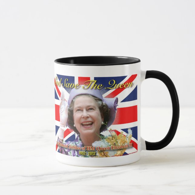 Mug HM Queen Elizabeth II Diamond Jubilee (Droite)