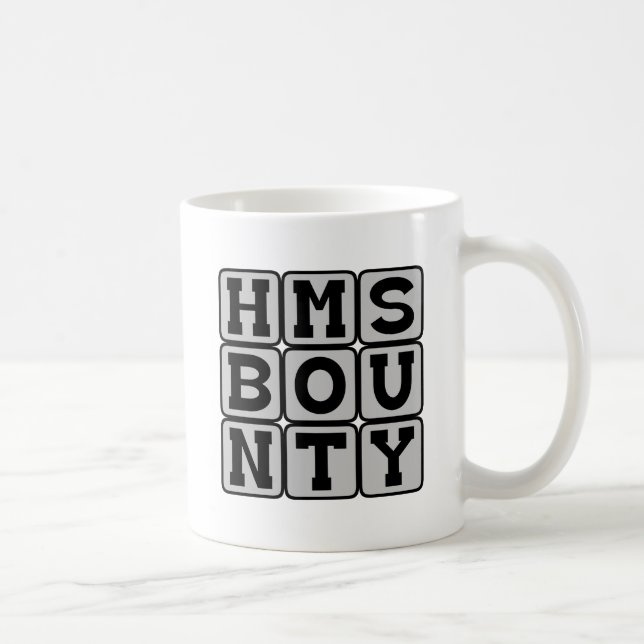 Mug HMS Bounty, navire littéraire (Droite)