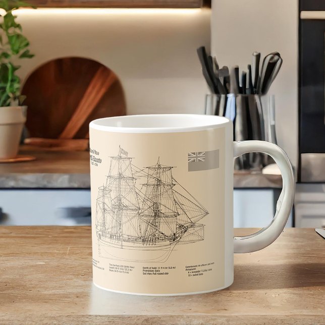 Mug HMS Bounty - Plan directeur des navires SD (Créateur téléchargé)