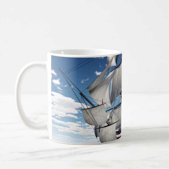 Mug HMS Victory, illustration 3D générée par ordinateu (Gauche)