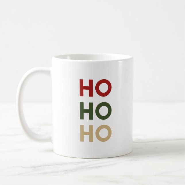 Mug Ho Ho Ho Café / Bouge Chocolat Chaud (Gauche)