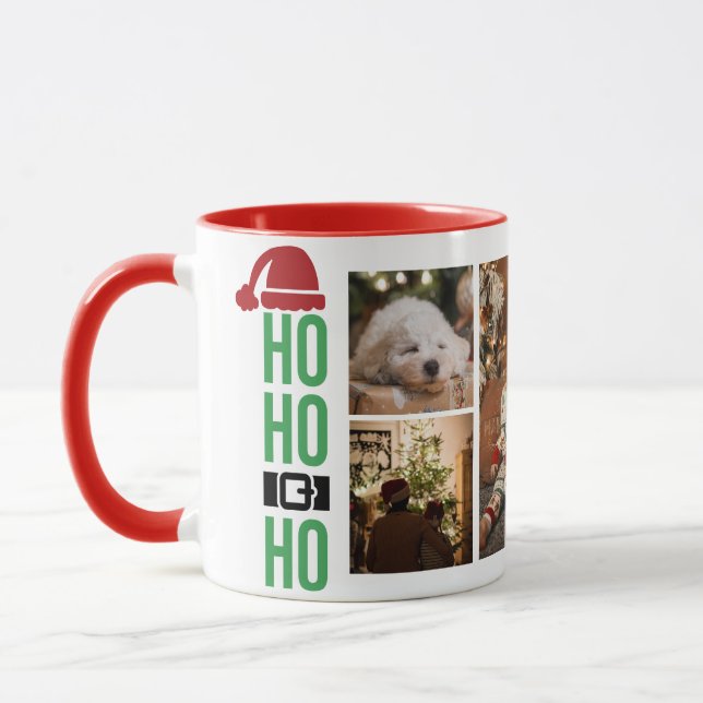 Mug Ho Ho Ho Photo Noël (Gauche)