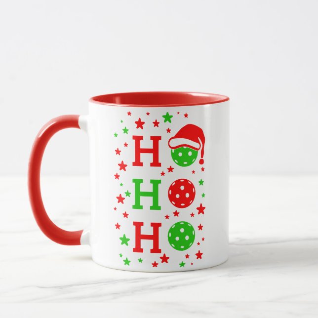 Mug Ho, Ho, Ho Pickleball Noël (Gauche)