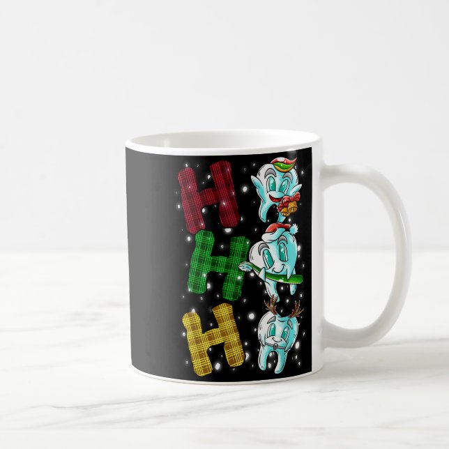 Mug Ho Ho Ho Teeth Santa Claus Dentist Ugly Christmas  (Droite)