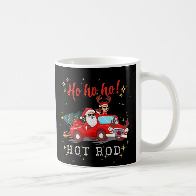 Mug Ho ho Hot Rod Noël Père Noël Reindeer Truck (Droite)
