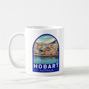 Mug Hobart Australie Travel Art Vintage