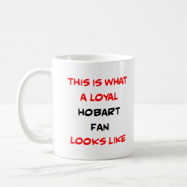 Mug hobart fan, loyal (Gauche)