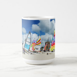 Mug Hobies sur la plage à Jersey