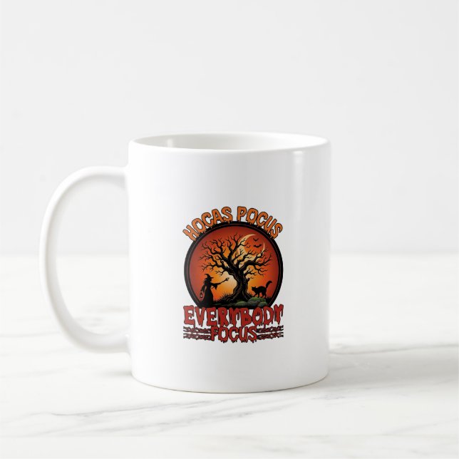 Mug Hocas Pocus Tout le monde se concentre sur l'arbre (Gauche)