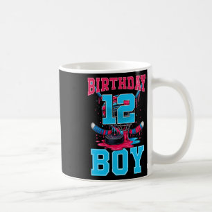 Mug Hockey 12 ans crème glacée goutte 12e anniversaire