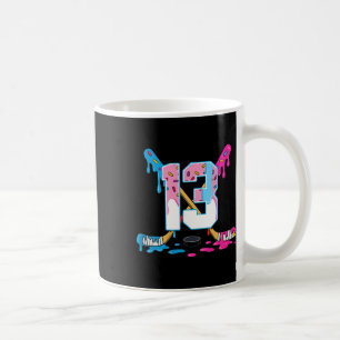 Mug Hockey 13 ans crème glacée goutte 13e anniversaire