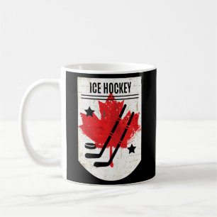 Mug Hockey Canadien Sur Glace Pour La Fête Du Canada