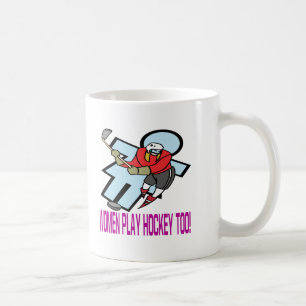 Mug Hockey de jeu de femmes aussi