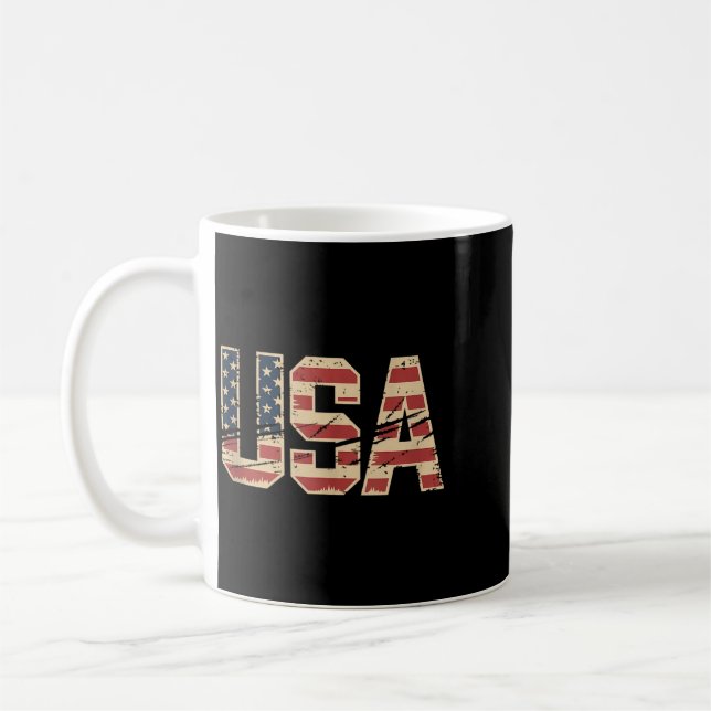 Mug Hockey Drapeau Américain (Gauche)