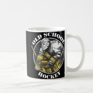 Mug Hockey Goalie Patrimoine Vintage Old School