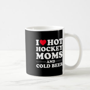 Mug Hockey J'Aime Les Moms De Hockey Chaud Et La Bière