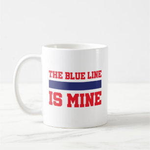 Mug Hockey La Ligne bleue est la mienne