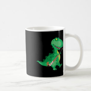 Mug Hockey sur gazon pour enfants Dinosaure Drôle 
