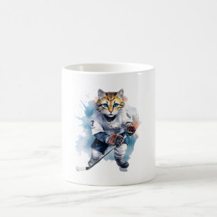 Mug Hockey sur glace Chat parfaitement Cool