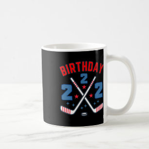 Mug Hockey sur glace Deux Anniversaire Garçon 2e Fête