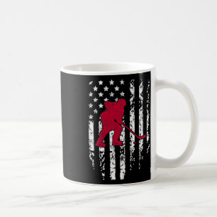 Mug Hockey sur glace Sports d'hiver Drapeau américain