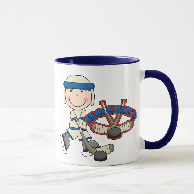 Mug HOCKEY - T-shirts et cadeaux de garçon (Droite)