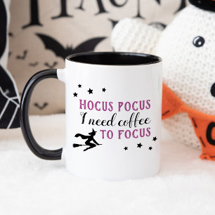 Mug Hocus Pocus Café Pour Se Concentrer Violet Hallowe