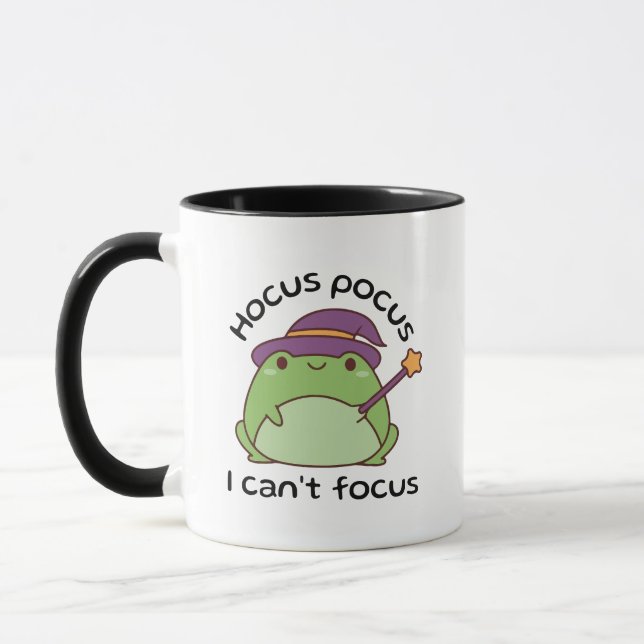 Mug Hocus Pocus I Can’t Focus Frog (Gauche)