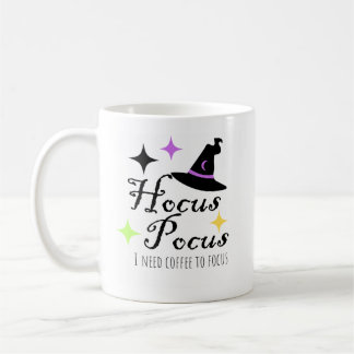 Mug Hocus Pocus J'Ai Besoin De Café Pour Concentrer La