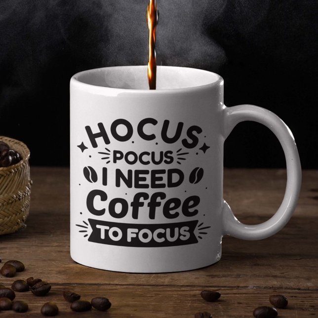 Mug Hocus Pocus J'Ai Besoin De Café Pour Concentrer La (Créateur téléchargé)