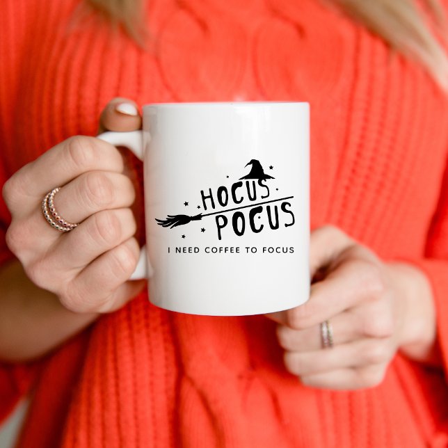 Mug Hocus Pocus J'ai Besoin de Café pour Me Concentrer (Créateur téléchargé)