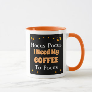 Mug Hocus Pocus J'ai besoin de mon café pour FocusM