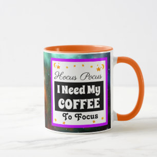 Mug Hocus Pocus J'ai besoin de mon café pour mettre au