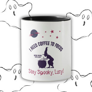 Mug Hocus Pocus Personnalisé Coffee Brew Sorcière