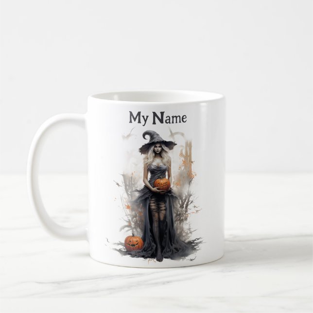 Mug Hocus Pocus Sips : Halloween Witch Customisée Coup (Gauche)