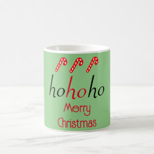 Mug HoHoHo Green Joyeux Sticker de Noël