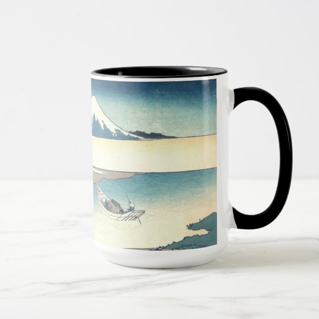 Mug Hokusai : Fuji d'un bateau (Droite)