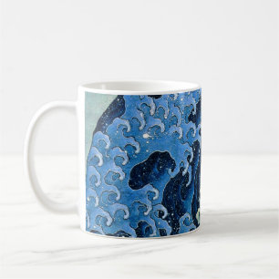 Mug Hokusai Vague féminine Océan Vintage