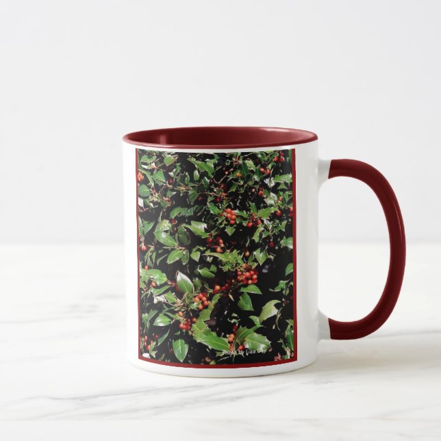 Mug 'Holly & Berries' (Droite)