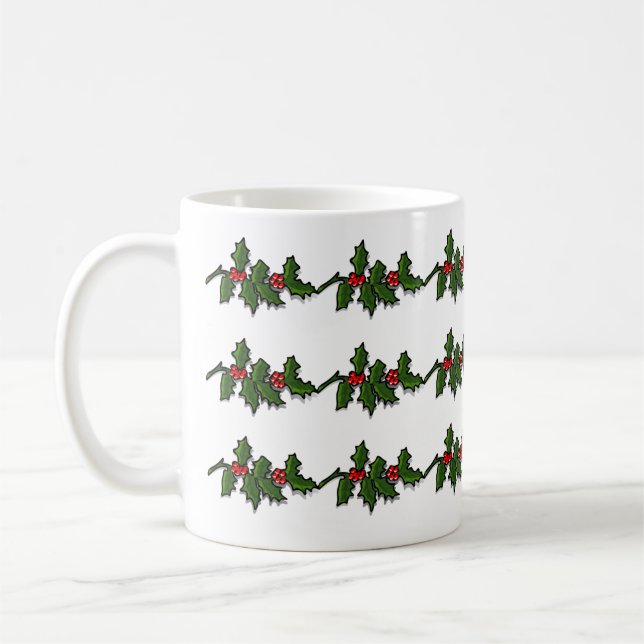 Mug - Holly Feuilles et baies (Gauche)