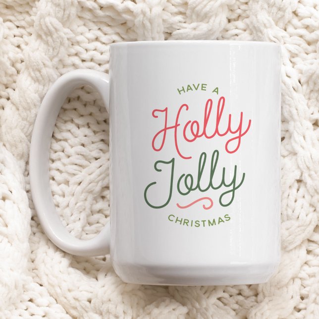 Mug Holly Jolly Christmas (Créateur téléchargé)