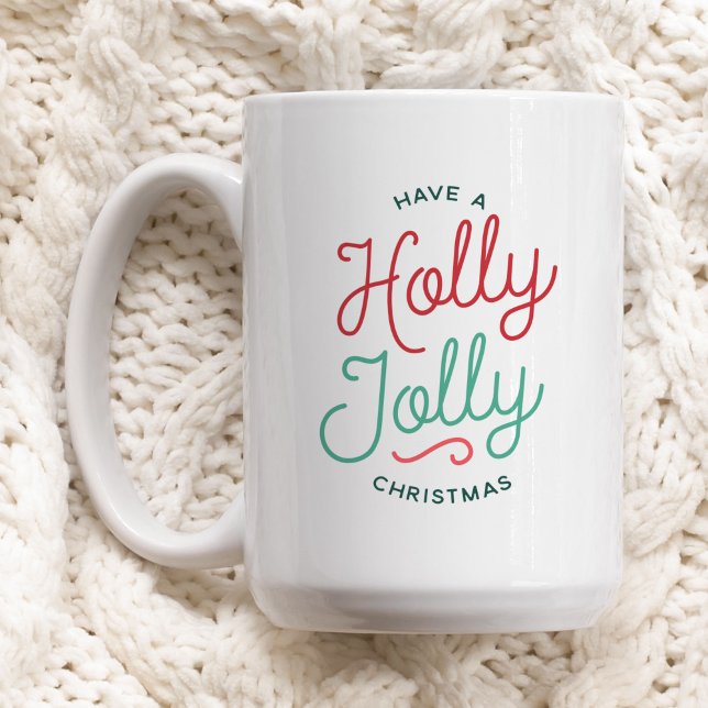 Mug Holly Jolly Christmas (Créateur téléchargé)