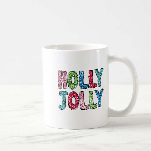 Mug Holly Xmas Jolly Vibes Super Retro Hipe Noël (Droite)