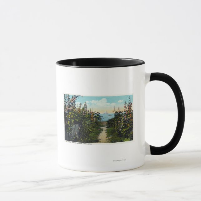 Mug Hollyhock Lane Vue du port (Droite)