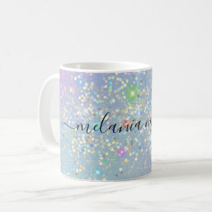 Mug Holographique Parties scintillant Glam Élégante Éc
