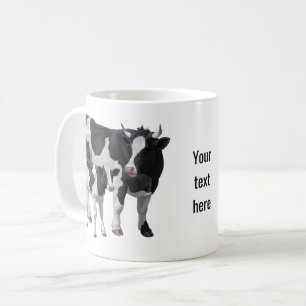 Mug Holstein Cow & Cute Calf