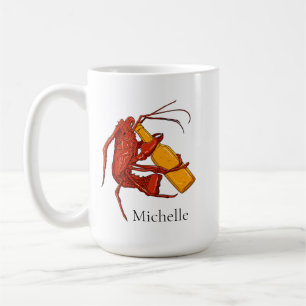 Mug Homard à la bière personnalisée