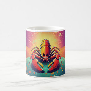 Mug Homard psychédélique Art Océan