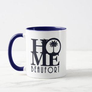 Mug HOME Beaufort Blue Text