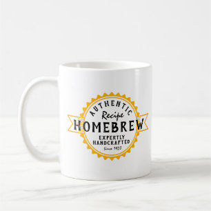Mug Home Brew Authentic Recipe Crest